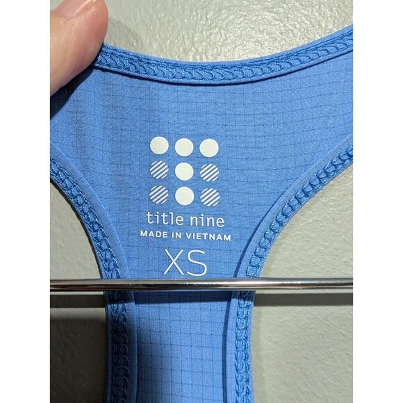 Title Nine Dress Blue Sleeveless Zip Athletic Pockets Lightweight Hiking Tank XS - Picture 6 of 16